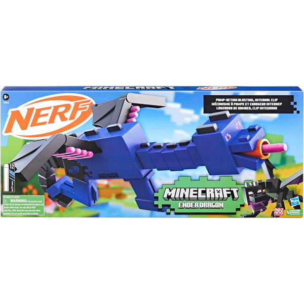 Nerf Minecraft Ender Dragon Blaster Age 8+