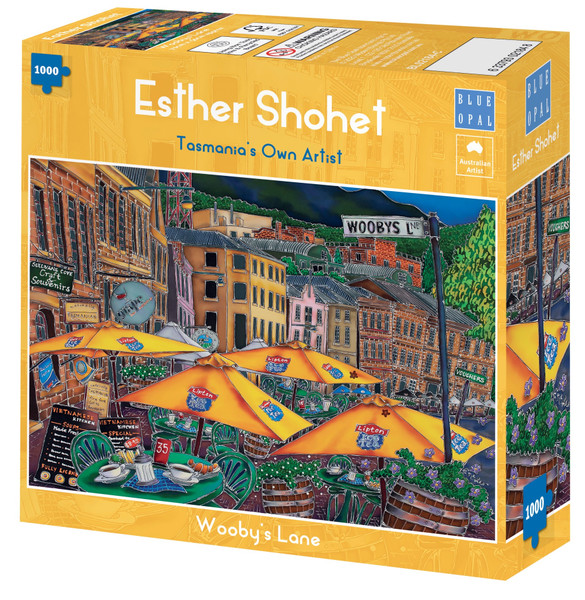 Blue Opal Esther Shohet TAS Wooby's Lane 1000 Piece Puzzle 70x50cm