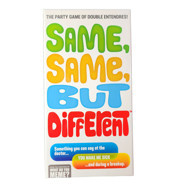 What Do You Meme Same Same But Different Card Party Game 3-20+ Players Age 17+