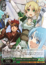 Yui & Klein & Leafa & Asuna, Aim for the Holy Sword SAO/S71-039S SR