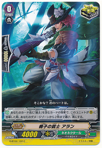 Gardenia Musketeer, Alan C G-BT02/102