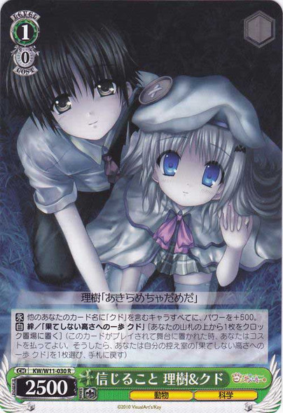 Riki & Kud, Things Believed AB/W11-030