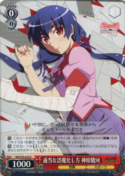 Suruga Kanbaru, Fibbing with Words MG/S39-053