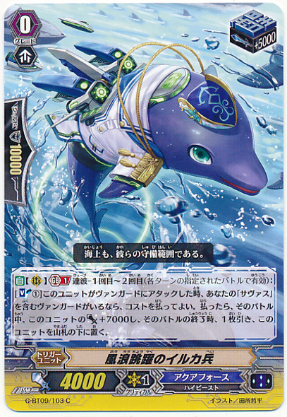 Dolphin Soldier of Leaping Windy Seas G-BT09/103 C