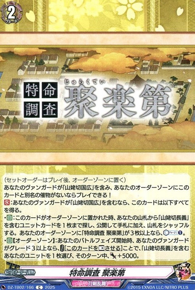 Special Investigation: Jurakutei DZ-TB02/166 C