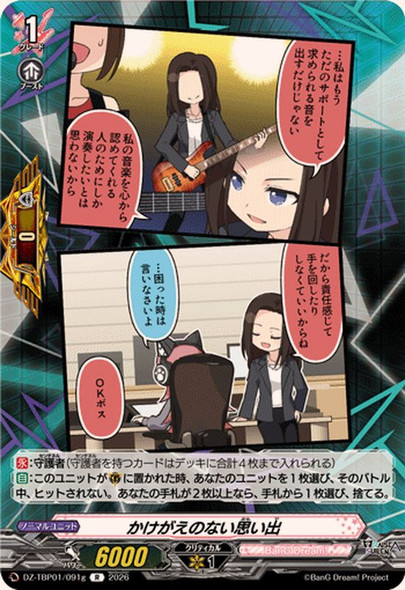 Irreplaceable Memories DZ-TBP01/091g R