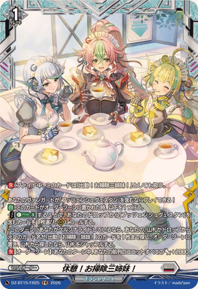 Break! Three Sisters of Cleaning! DZ-BT15/FR25 FR