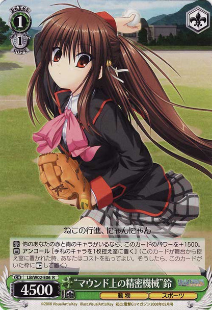 "Precision Machine on the Mound" Rin LB/W02-E06