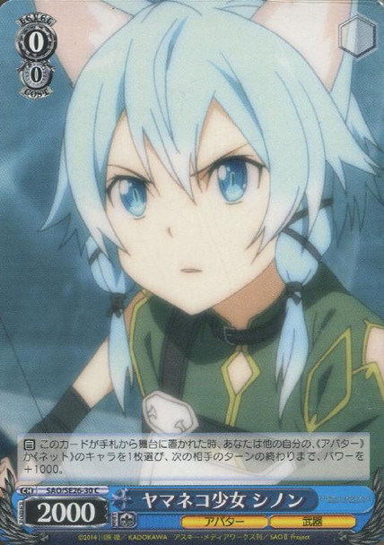 Sinon, Wildcat Girl SAO/SE26-30