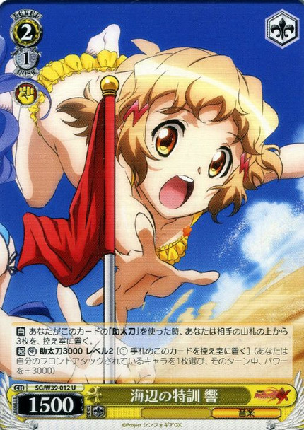 Hibiki, Special Training by the Beachside SG/W39-012