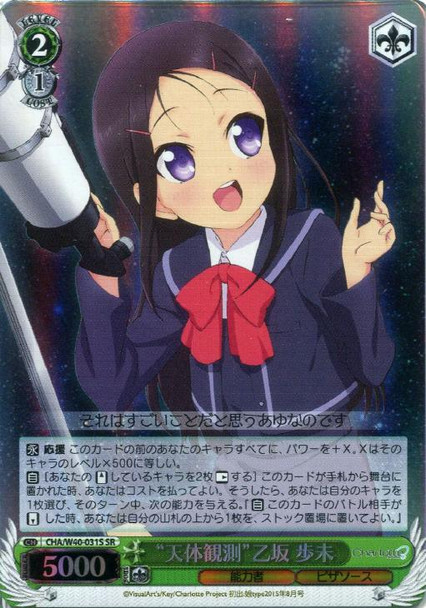 Astronomical Observation Ayumi Otosaka CHA/W40/031S SR