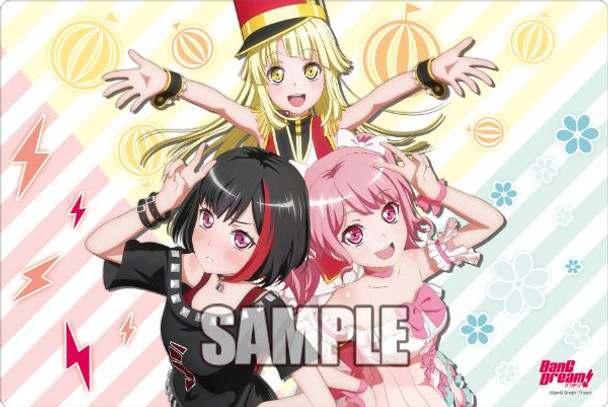 BanG Dream! Ran&Aya&Kokoro Rubber Play Mat