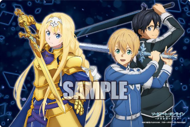 Sword Art Online Kirito&Eugeo&Alice Rubber Play Mat