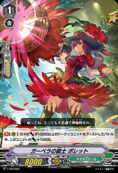 Gerbera Musketeer, Paulette V-PR/0303 PR