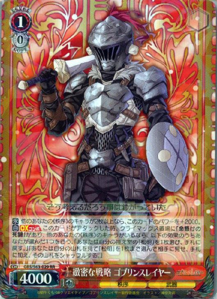 Goblin Slayer, Detailed Strategy GBS/S63-029 RR