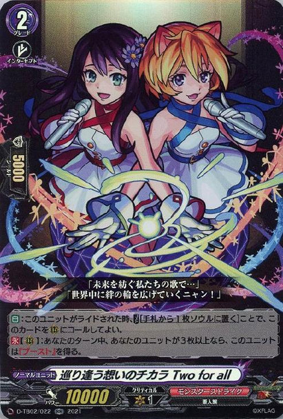 Power of Reunited Emotions, Two for all D-TB02/022 RR