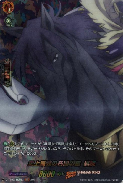 Spirit of the Strongest Horse in History, Hei-Tao D-TB03/SKR52 SKR