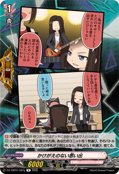 Irreplaceable Memories DZ-TBP01/091g R