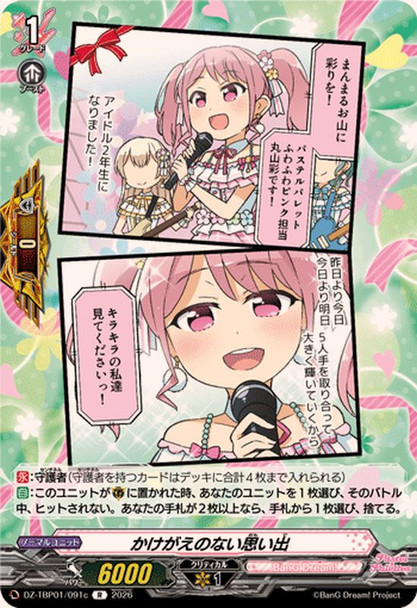 Irreplaceable Memories DZ-TBP01/091c R