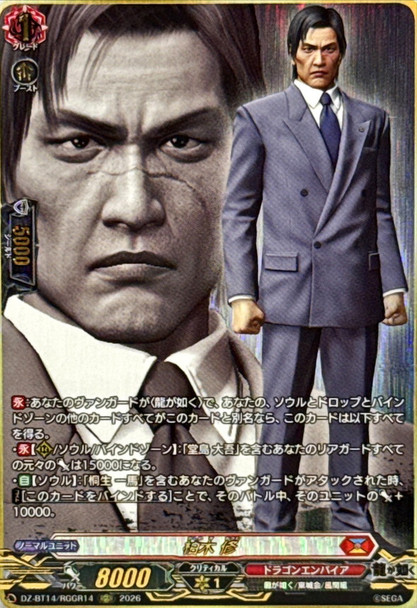 Osamu Kashiwagi DZ-BT14/RGGR14 RGGR