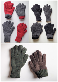 Double Knit Reversible Gloves