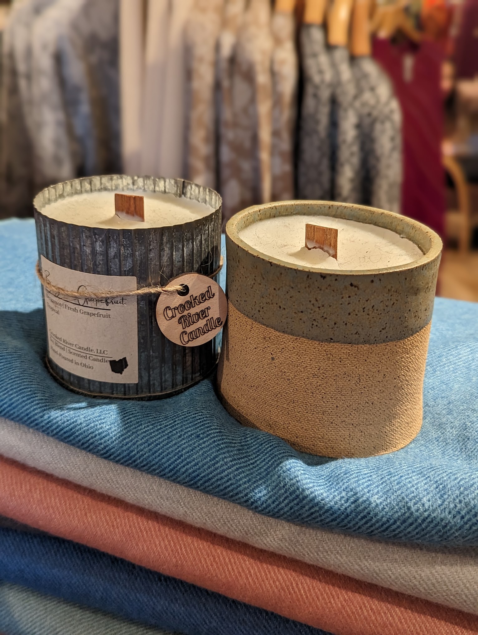  Crooked River Candle, Cozy Flannel