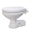 Jabsco Quiet Flush Raw Water Toilet - Compact Bowl - 12V