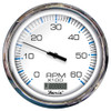 Faria 5" Tachometer w/Digital Hourmeter (6000 RPM) Gas (Inboard) Chesapeake White w/Stainless Steel Bezel