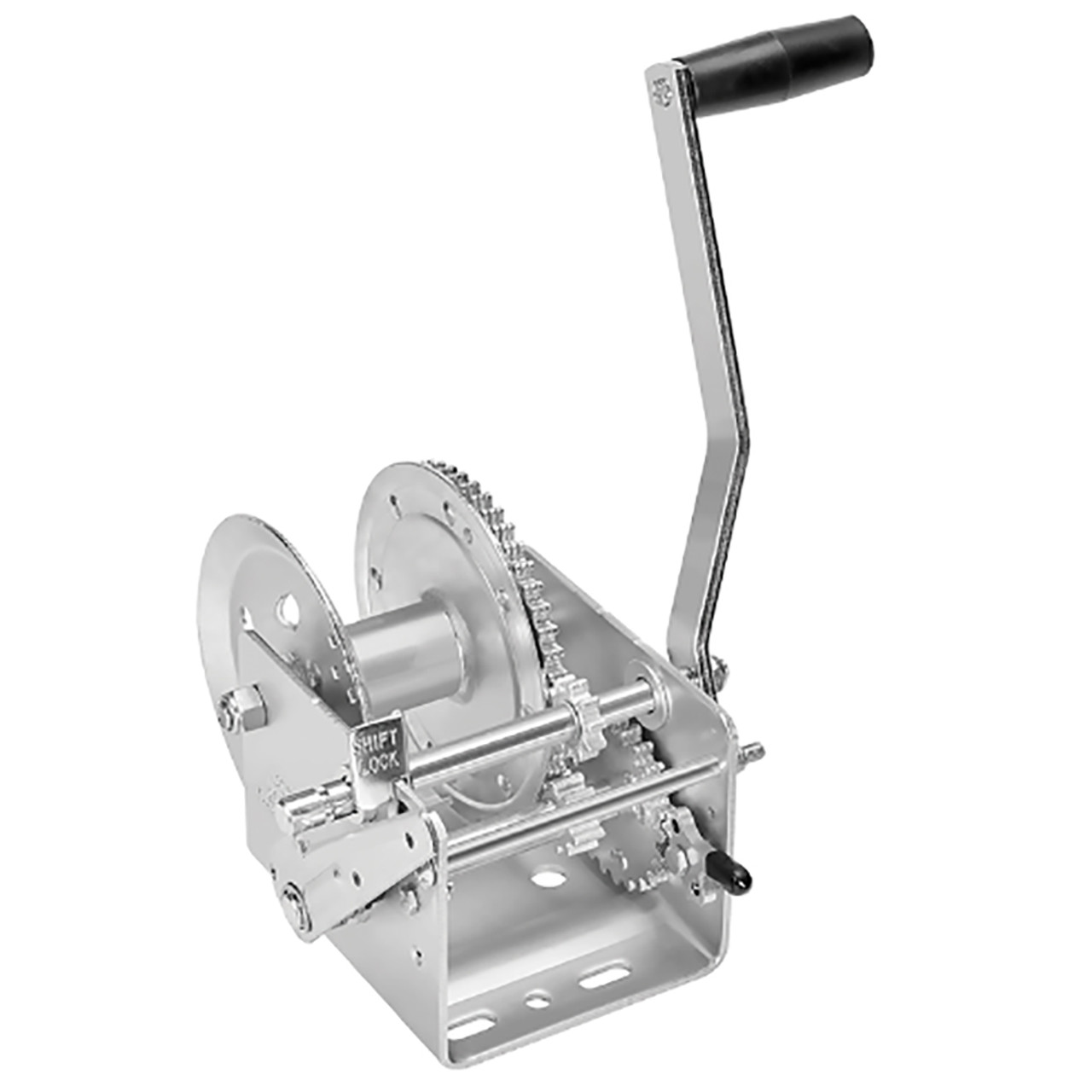 Fulton 2600lb 2-Speed Winch w/Hand Brake