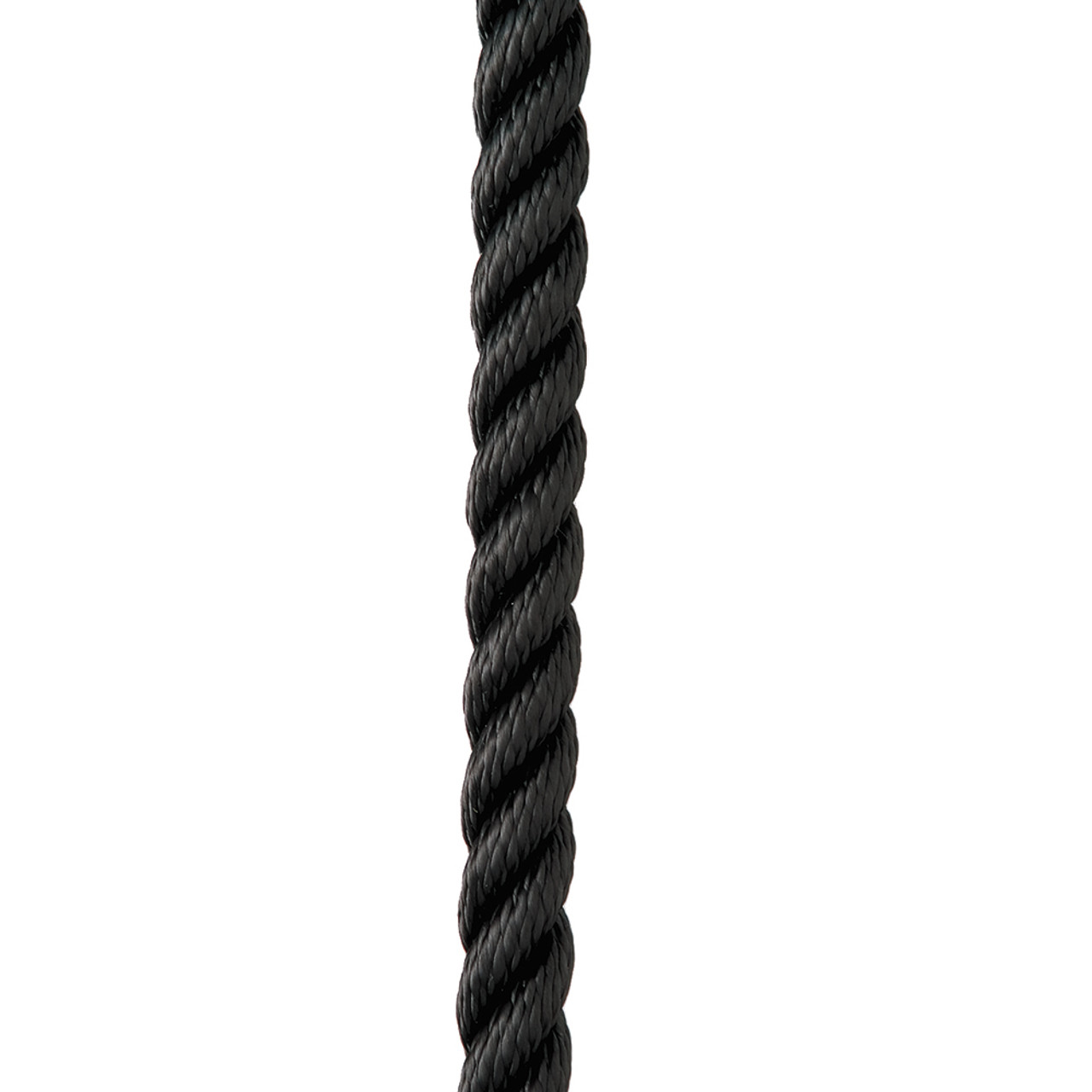 New England Ropes 3/4" X 35' Premium Nylon 3 Strand Dock Line - Black