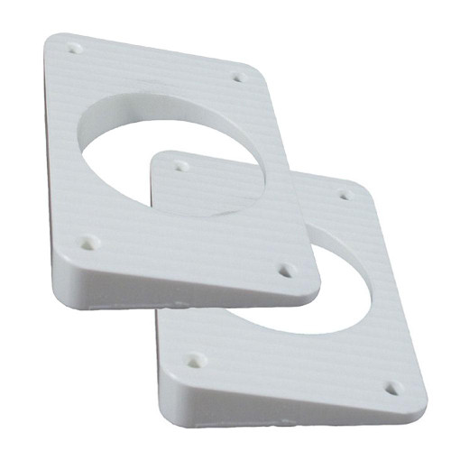 TACO Wedge Plates f/Grand Slam Outriggers - White TACO Wedge Plates f/Grand Slam Outriggers - White