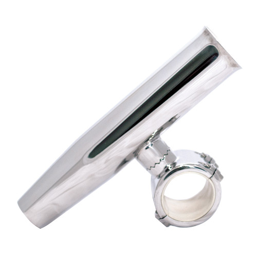 Tigress 1-1/2" Polished SS Adjustable Clamp-On Rod Holder Tigress 1-1/2" Polished SS Adjustable Clamp-On Rod Holder