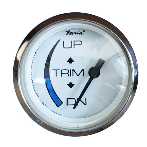 Faria Chesapeake White SS 2" Trim Gauge f/Honda Engines Faria Chesapeake White SS 2" Trim Gauge f/Honda Engines