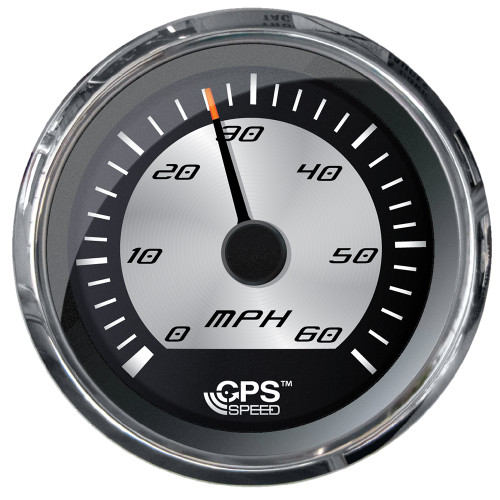 Faria Platinum 4" Speedometer - 60MPH - GPS Faria Platinum 4" Speedometer - 60MPH - GPS
