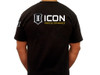 ICON STANDARD TEE BLACK - LARGE - ICON-TEE-STD-BLK-L