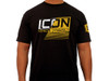 ICON STRIKEOUT TEE BLACK - SMALL - ICON-TEE-STR-BLK-S
