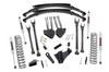 Rough Country - 6 Inch Lift Kit - Gas - 4 Link - M1 - Leaf Springs - Ford F-250/F-350 Super Duty (05-07) - 58340