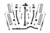 Rough Country - 3.5 Inch Lift Kit - Adj Lower - FR D/S - Jeep Wrangler Unlimited 4WD (18-23) - 65531