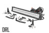 Rough Country - LED Light Kit - Bumper Mount - 20 in. Chrome Dual Row - White DRL - Nissan Titan XD (16-24) - 70646DRL