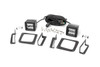 Rough Country - LED Light Kit - Fog Mount - 2 in. Black Pair - GMC Sierra 1500 2WD/4WD (14-15) - 70689