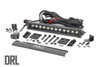 Rough Country - 12 Inch Black Series LED Light Bar - Single Row - Amber DRL - 70712BLDRLA