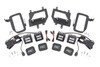 Rough Country - LED Light Kit - Fog Mount - Dual 2 in. Black Pairs - Spot - Ford F-150 (15-17) - 70832
