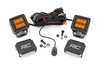 Rough Country - 2 Inch LED Light Pods - Spot Beam - Amber Lens - Square - 70903A