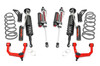 Rough Country - 3 Inch Lift Kit - Upper Control Arms - RR Coils - Vertex - Toyota 4Runner (10-24) - 76650RED