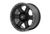 Rough Country - Rough Country 79 Series Wheel/One-Piece/Semi Gloss Black w/Gunmetal Ring/17x8.5/6x5.5/0mm - 79170912B