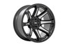 Rough Country - Rough Country 81 Series Wheel/One-Piece/Semi Gloss Black w/machined spokes/20x9/5x5.5/0mm - 81200914M