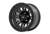 Rough Country - Rough Country 82 Series Wheel/One-Piece/Semi Gloss Black/17x9/6x5.5/-12mm - 82170912
