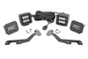 Rough Country - LED Light Kit - Ditch Mount - 2 in. Black Pair - Spot - Ram 1500 2WD/4WD (19-25) - 82290