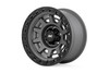 Rough Country - Rough Country 85 Series Wheel/One-Piece/Gunmetal Gray/Black/15x8/5x4.5/-19mm - 85150813