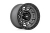Rough Country - Rough Country 85 Series Wheel/One-Piece/Gunmetal Gray/Black/15x8/5x4.5/-19mm - 85150813